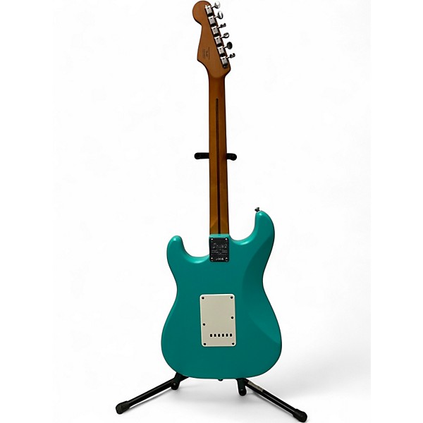 Used Squier 40th Anniversary Vintage Edition Stratocaster Satin Sea Foam Green Solid Body Electric Guitar