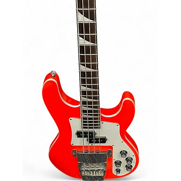 Used Jackson X Series Concert CBXNT DX IV Rocket Red Electric Bass Guitar