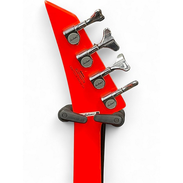 Used Jackson X Series Concert CBXNT DX IV Rocket Red Electric Bass Guitar