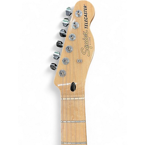 Used Squier Telecaster Butterscotch Blonde Solid Body Electric Guitar