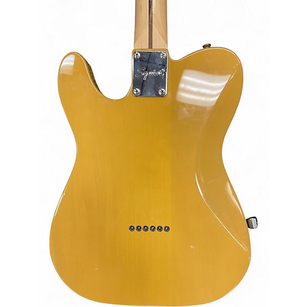Used Squier Telecaster Butterscotch Blonde Solid Body Electric Guitar