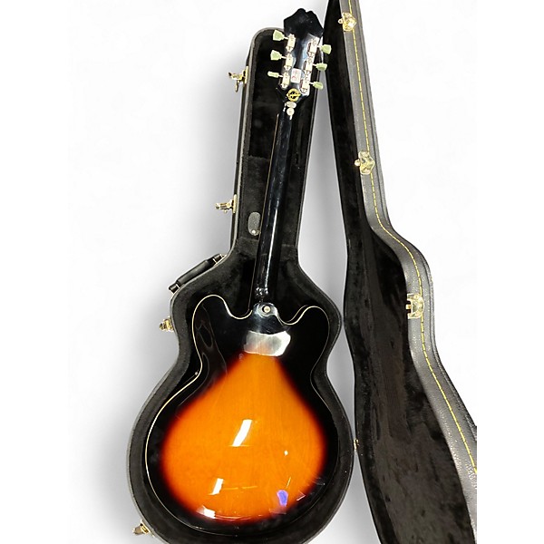 Used 2016 Epiphone ES335 Pro Vintage Sunburst Hollow Body Electric Guitar