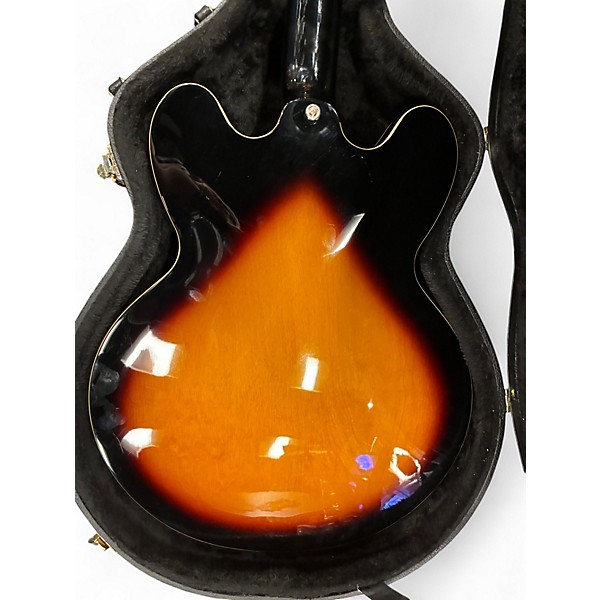 Used 2016 Epiphone ES335 Pro Vintage Sunburst Hollow Body Electric Guitar