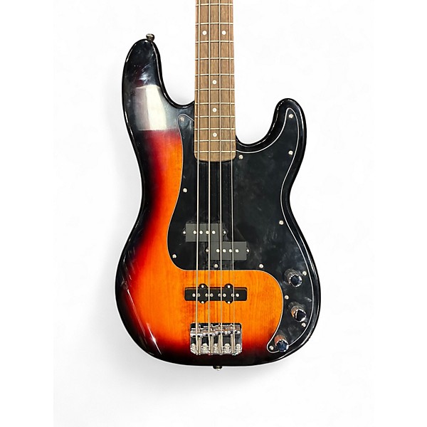 Used 2022 Squier Affinity Precision Bass 3 Color Sunburst Electric Bass Guitar
