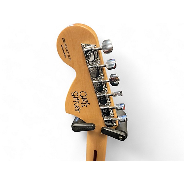 Used Fender Chris Shiflett Telecaster Deluxe Shoreline Gold Solid Body Electric Guitar