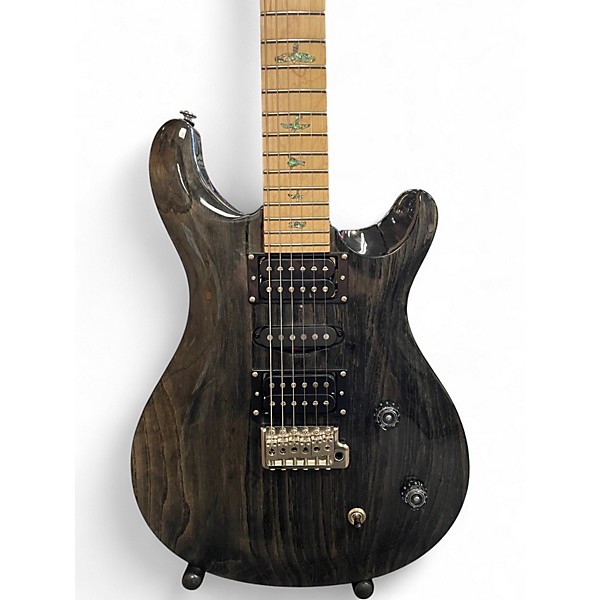 Used PRS SE Swamp Ash Charcoal Solid Body Electric Guitar