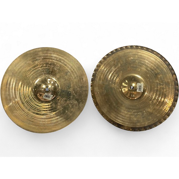 Used Zildjian 14in A Custom Mastersound Hi Hat Pair Cymbal