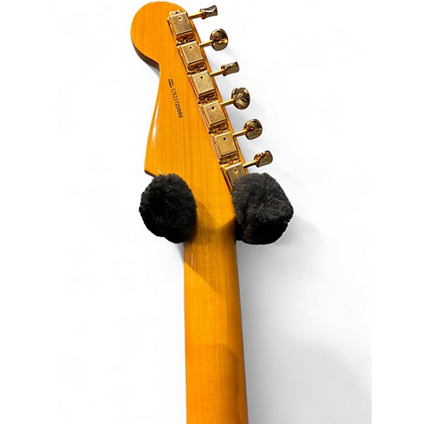 Used Fender Artist Series Stevie Ray Vaughan Stratocaster 3 Tone Sunburst Solid Body Electric Guitar