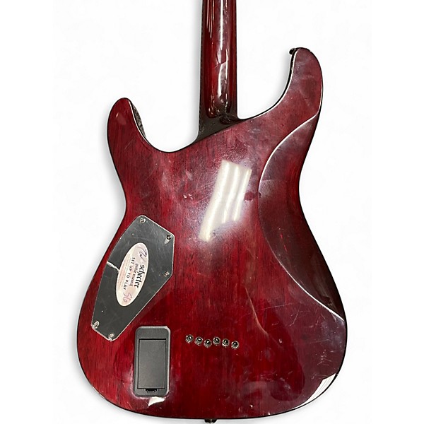 Used Schecter Guitar Research Hellraiser C1 Black Cherry Solid Body Electric Guitar