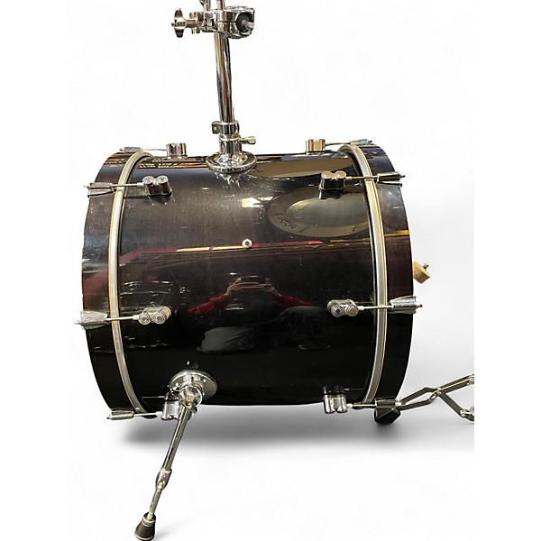 Used PDP by DW 4 Piece Concept Maple Series Trans Black Drum Kit