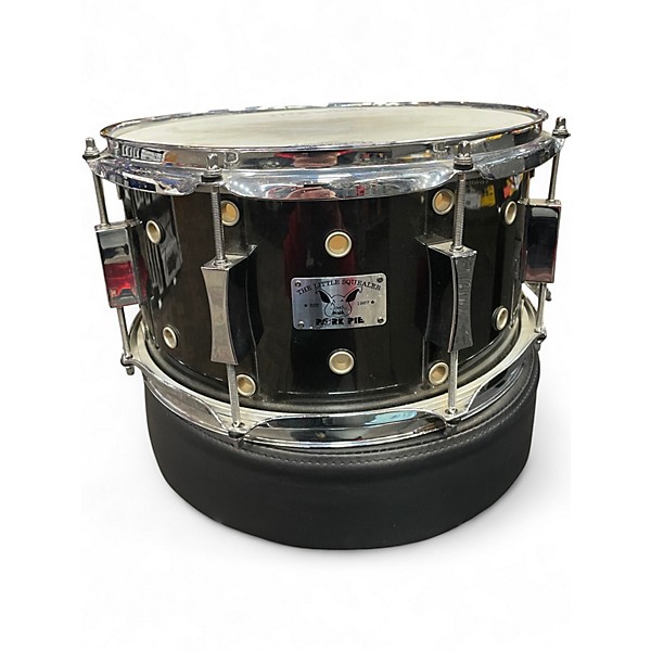 Used Pork Pie 7X13 Little Squealer Snare BLACK Drum