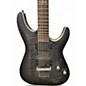 Used Schecter Guitar Research C1 Platinum translucent black Solid Body Electric Guitar