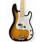 Used Squier Precision Bass Sunburst Electric Bass Guitar