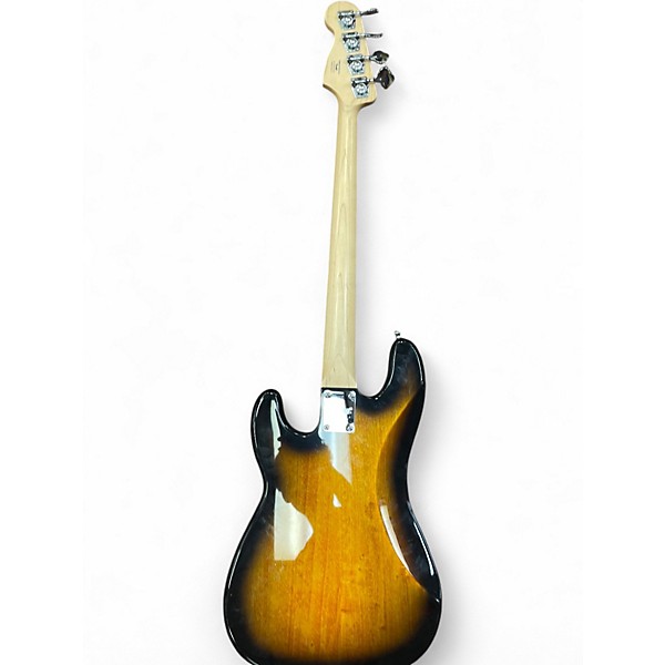 Used Squier Precision Bass Sunburst Electric Bass Guitar