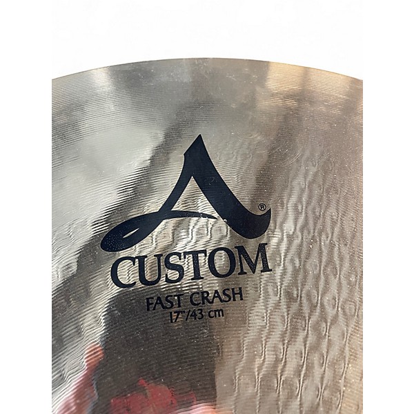 Used Zildjian 17in A Custom Crash Cymbal
