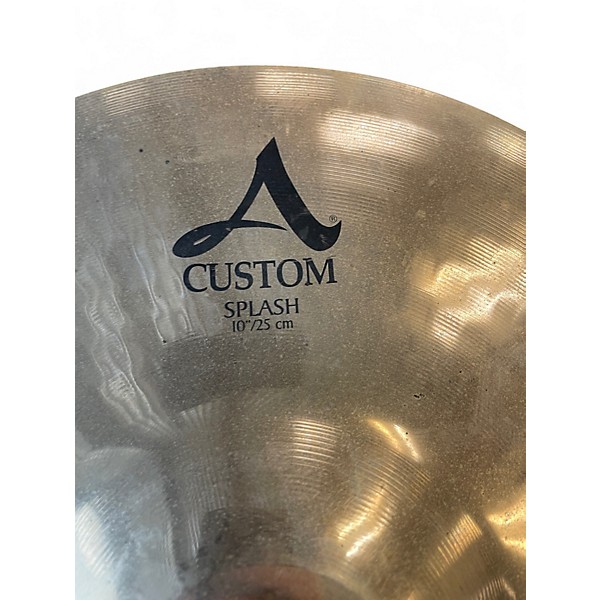 Used Zildjian 10in A Custom Splash Cymbal