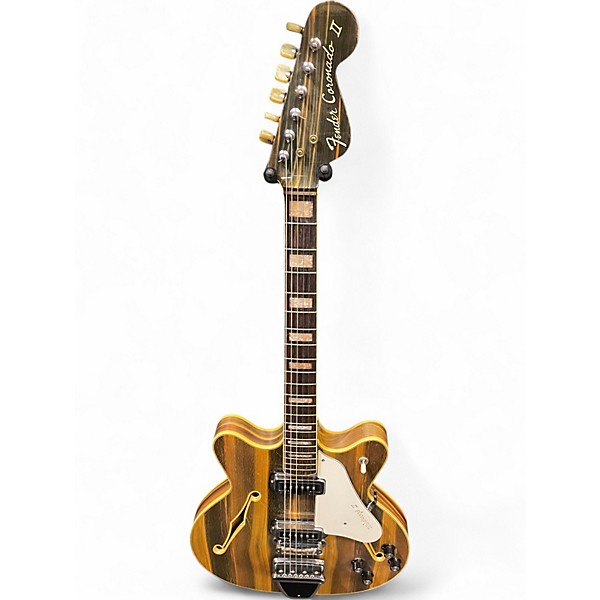 Vintage 1967 Fender Coronado II Wildwood II Natural Hollow Body Electric Guitar