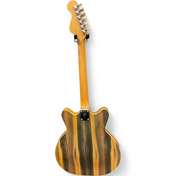 Vintage 1967 Fender Coronado II Wildwood II Natural Hollow Body Electric Guitar