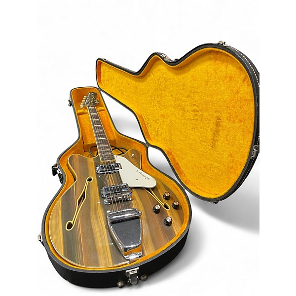 Vintage 1967 Fender Coronado II Wildwood II Natural Hollow Body Electric Guitar