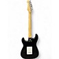 Used Donner STANDARD SERIES STRATOCASTER Black Solid Body Electric Guitar