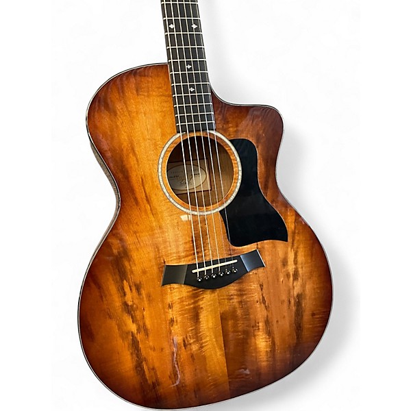 Used Taylor 224CEKDLX Koa Acoustic Electric Guitar