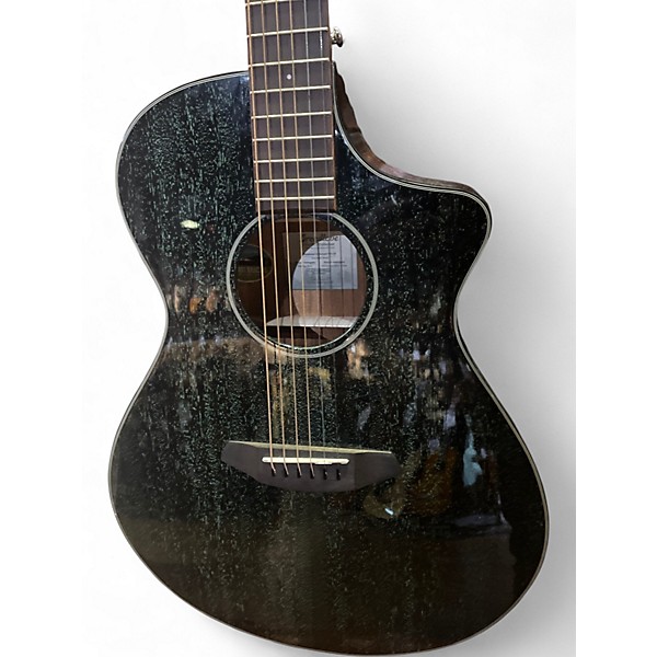 Used Breedlove RAINFOREST S CONCERT FN CE Green Acoustic Electric Guitar