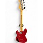 Used 2000s Fender Player Precision Bass Candy Apple Red Electric Bass Guitar