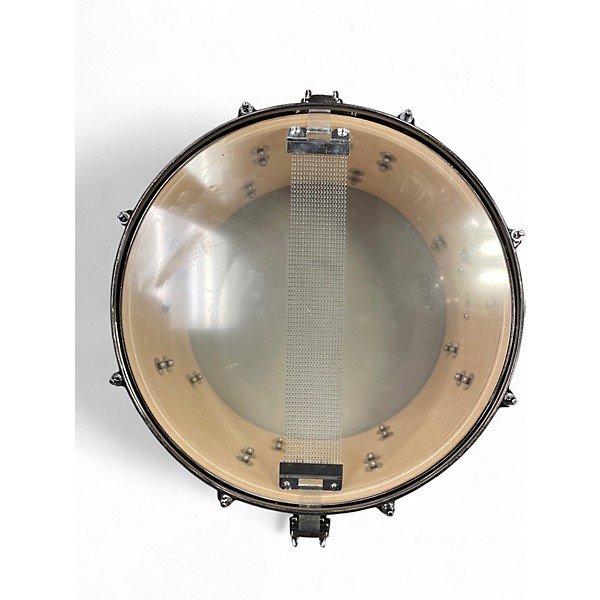 Used Orange County Drum & Percussion 13X7 Maple Ash Snare Chestnut Matte Drum
