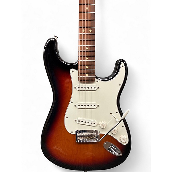 Used Fender Player Stratocaster 3 Color Sunburst Solid Body Electric Guitar