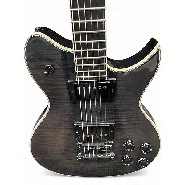 Used Washburn WI66PRO BSG1 Trans Black Solid Body Electric Guitar