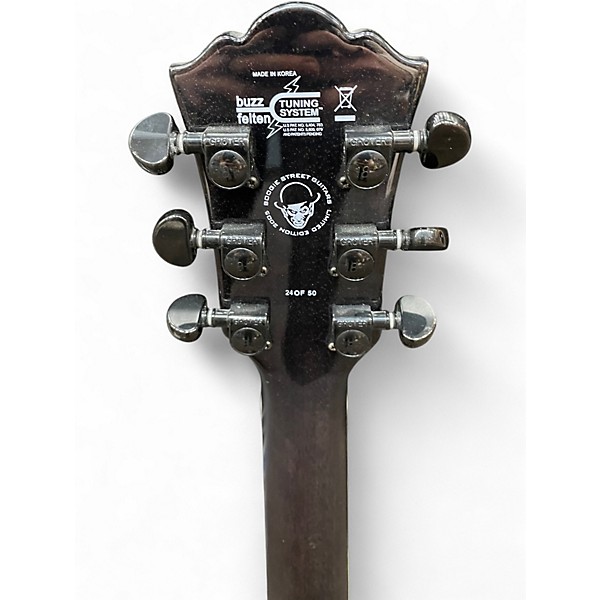 Used Washburn WI66PRO BSG1 Trans Black Solid Body Electric Guitar