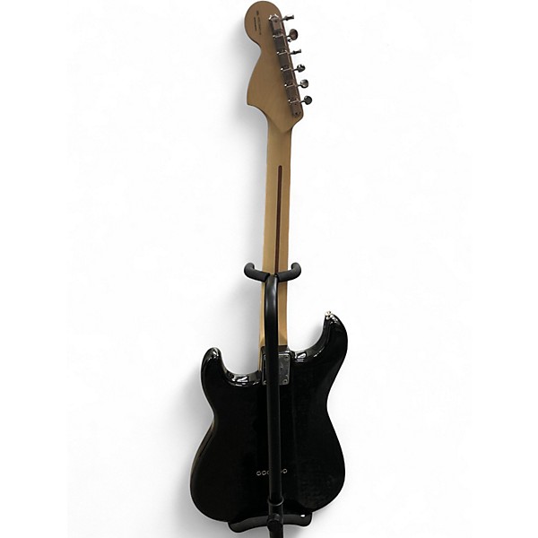 Used Fender Tom DeLonge Stratocaster Electric Guitar With Invader SH8 Pi Black Solid Body Electric Guitar