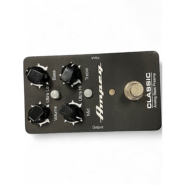 Used Ampeg classic analog bass preamp Bass Effect Pedal