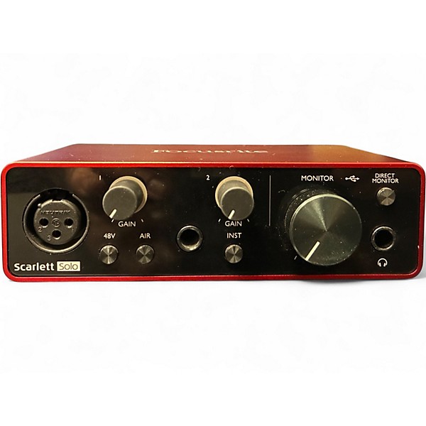 Used Focusrite Scarlett Solo Gen 3 Audio Interface