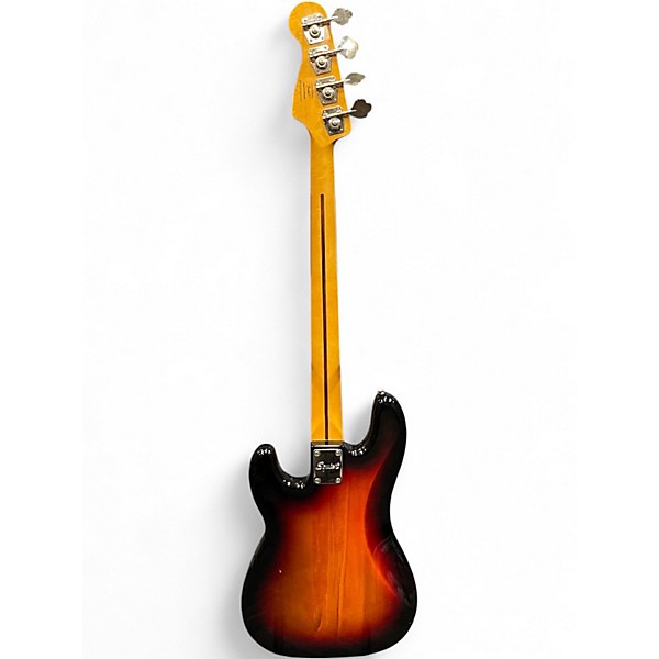Used Squier Precision Bass 2 Color Sunburst Electric Bass Guitar