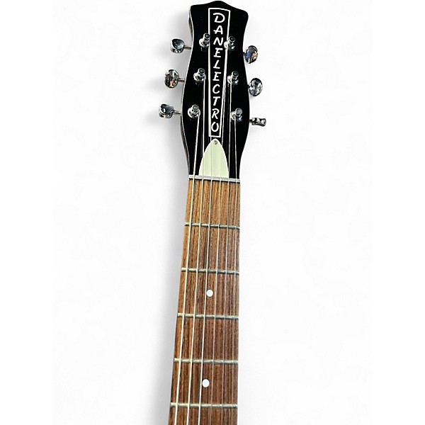 Used Danelectro NOS+ Black Solid Body Electric Guitar