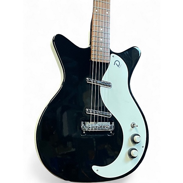 Used Danelectro NOS+ Black Solid Body Electric Guitar