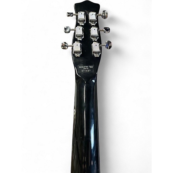 Used Danelectro NOS+ Black Solid Body Electric Guitar