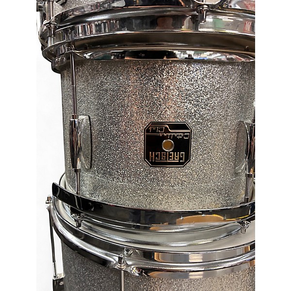 Used Gretsch Drums 4 Piece Catalina Club Series Silver Sparkle Drum Kit