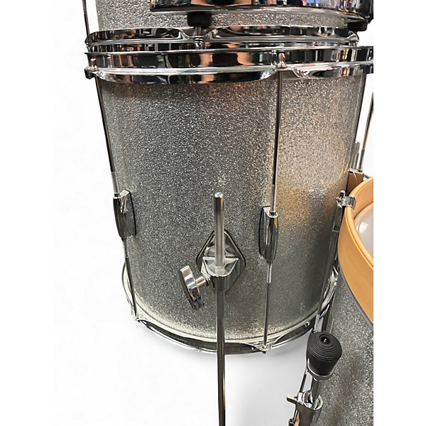 Used Gretsch Drums 4 Piece Catalina Club Series Silver Sparkle Drum Kit