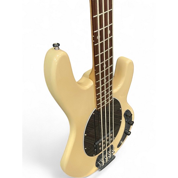Used Sterling by Music Man S.U.B. Ray4 OFF WHITE Electric Bass Guitar