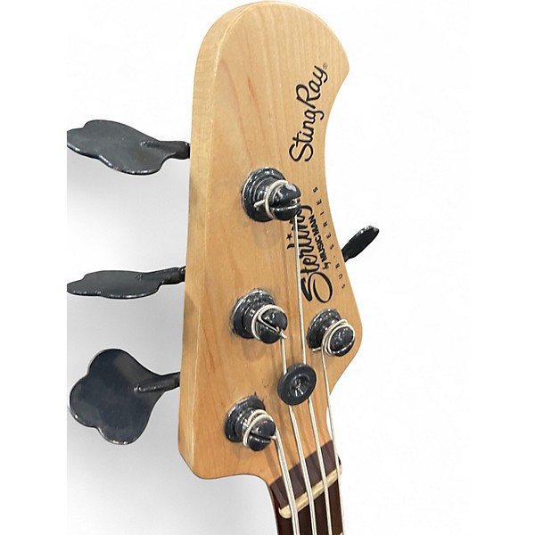 Used Sterling by Music Man S.U.B. Ray4 OFF WHITE Electric Bass Guitar