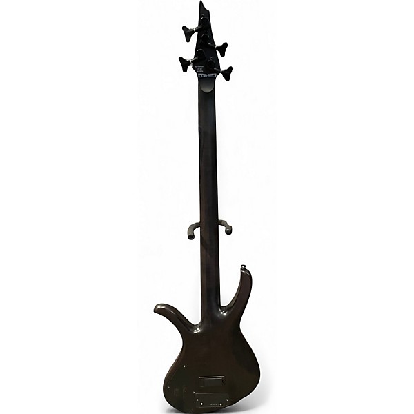 Used Ibanez AFR4FMP Trans Gray Electric Bass Guitar