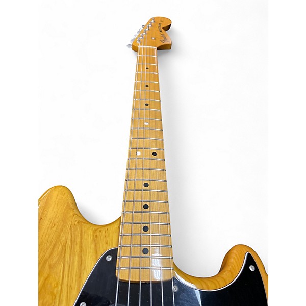 Used Fender Mustang MG77 nat Solid Body Electric Guitar