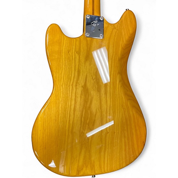 Used Fender Mustang MG77 nat Solid Body Electric Guitar