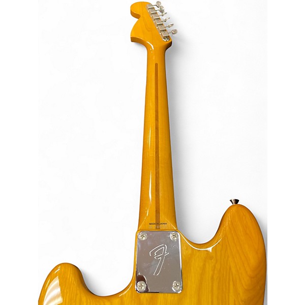 Used Fender Mustang MG77 nat Solid Body Electric Guitar