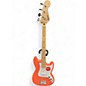 Used 2024 Squier Bronco Coral Pink Electric Bass Guitar thumbnail