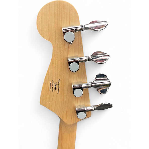 Used 2024 Squier Bronco Coral Pink Electric Bass Guitar