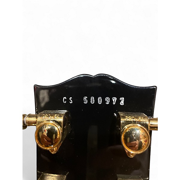 Used Gibson Les Paul Custom Black Solid Body Electric Guitar