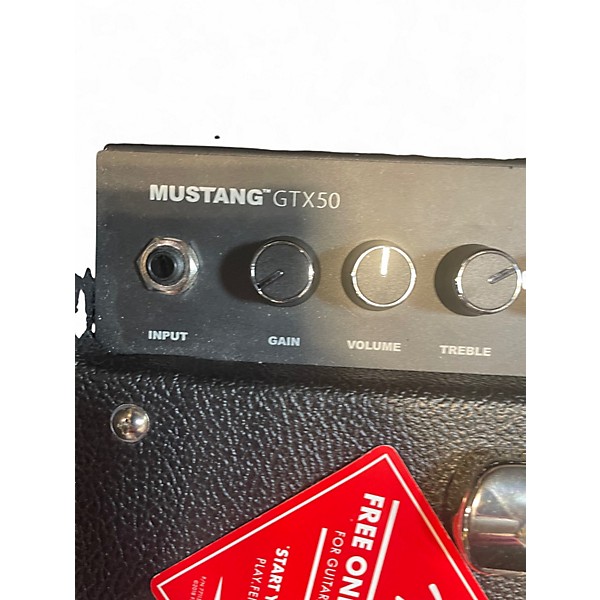 Used Fender GTX50 Mustang 1X12 Guitar Combo Amp